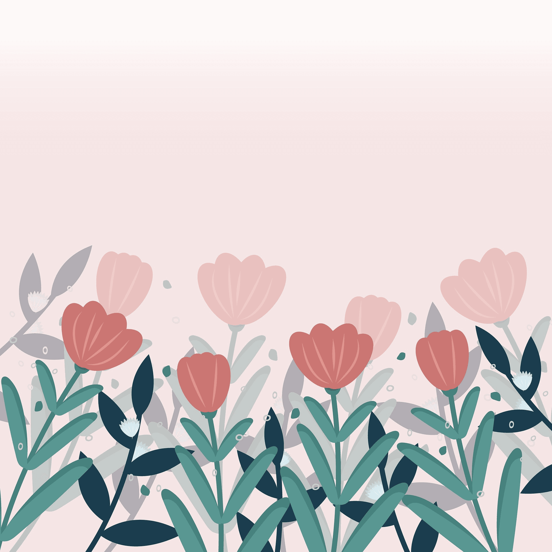 꽃 일러스트 배경