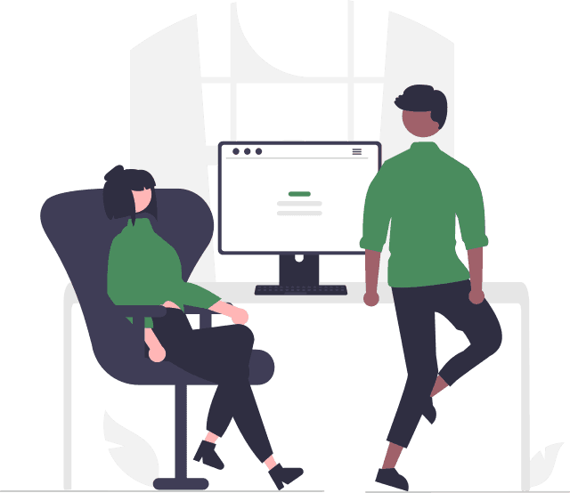 기업상담 일러스트